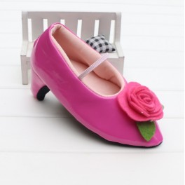 Pink Flowers Prewalker Heels