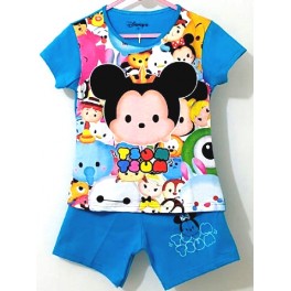 Tsum-Tsum Blue Full Print Set