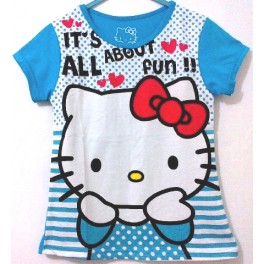 Hello Kitty Stripe Blue