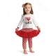 NyanCat I Love Santa Red Tutu Pant Set