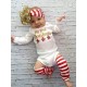 Samgami Baby My First Xmas Stripe Jumper+Headband+LegWarmer Set
