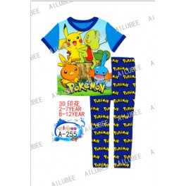 Ailubee Pokemon Blue Pyjamas