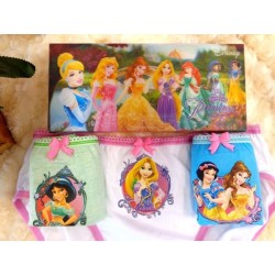 Disney Original Princess 3 pcs Underwear