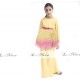 L Nice Yellow Top Tutu Skirt+Scarf