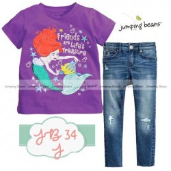 Jumping Beans Ariel Mermaid Set Jeans