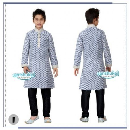 Senshukei I Whiteblue Boy Tunic Set