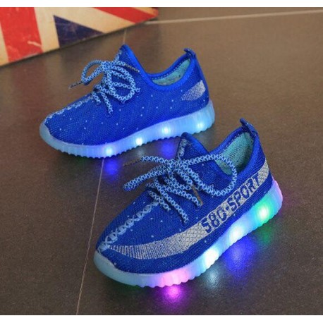 Blue yeezy sport
