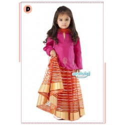 Senshukei PinkOrange Set(Top+Skirt+Shawl)