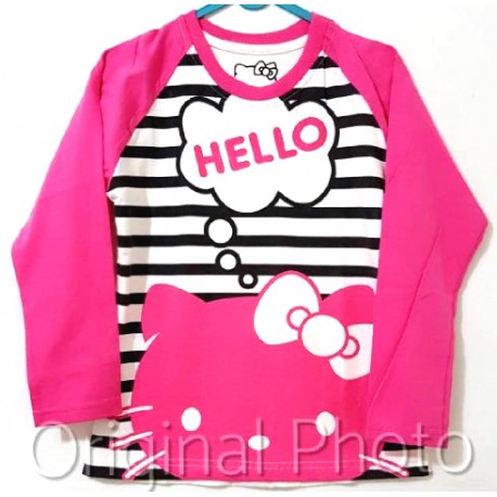 HK Hello Stripe LS