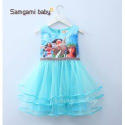 Samgami Moana Blue Layered Dress