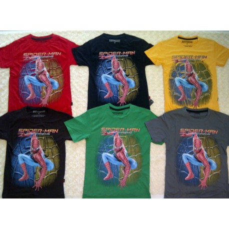 Tee colour spiderman