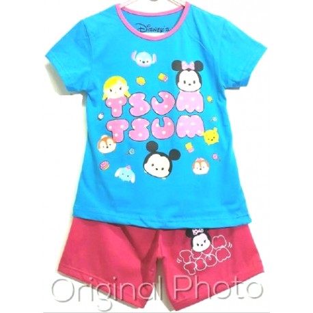 Tsum tsum Blue Pink Set
