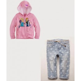 Samgami SoftPink Elsa Anna Jacket+Jeans