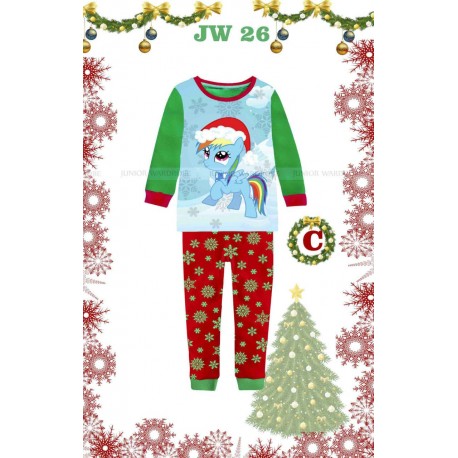 JW26 Rainbow Dash Christmas Pyjamas