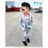 Senshukei 4in1 Grey Boy Set(Shirt+Vest+Jacket+Pant)