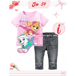 Junior Wardrobe Skye & Everest 3D Applique Set Jeans