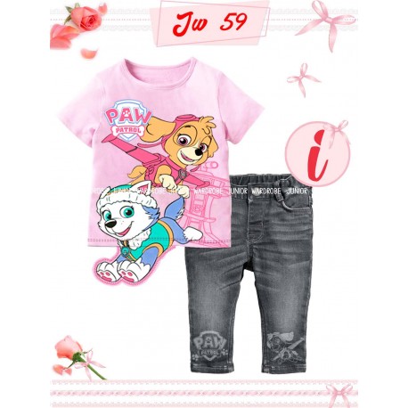Junior Wardrobe Skye & Everest 3D Applique Set Jeans