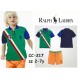 Green Polo Set Orange Pants