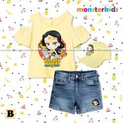 MK Wonder Woman Set Jeans+Hat