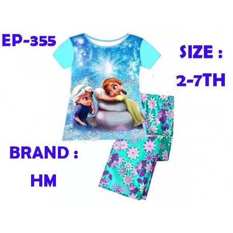 HM Blue Frozen Baby Pyjamas