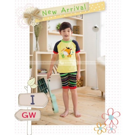GW Yellow Horse Set Pants