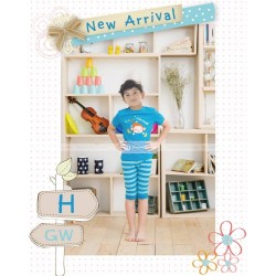 GW Blue Monkey Set Pants