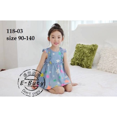 Ebuty Blue Star Dress
