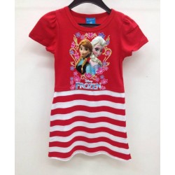 Disney Red Frozen Stripe Dress