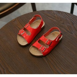 Red Buckle Sandals(glossy)